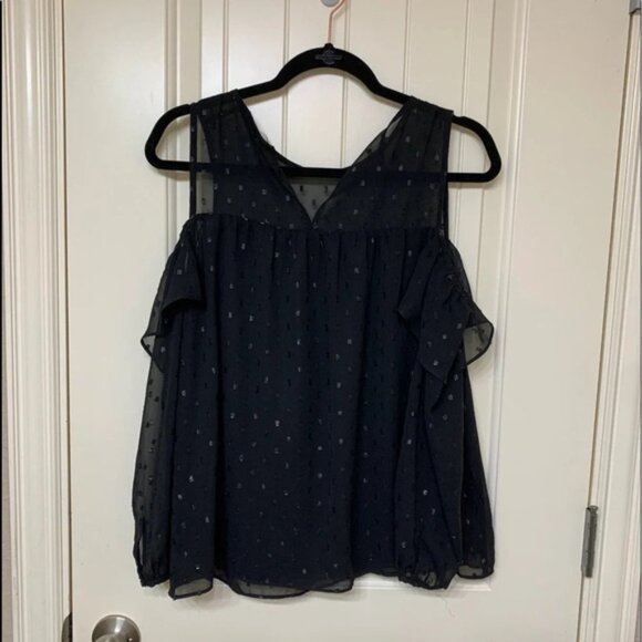 Old Navy Cold-Shoulder Blouse - Picture 7 of 7